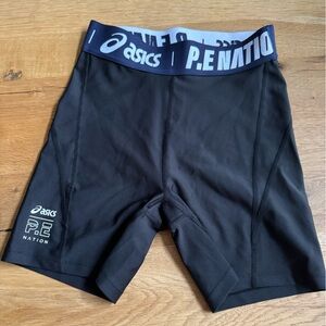 ASICS Navy and black Athletic Shorts